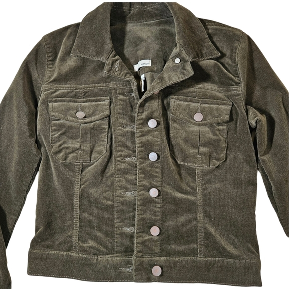 Edyson Dark Green Courdaroy Jacket, XS - Picture 5 of 11